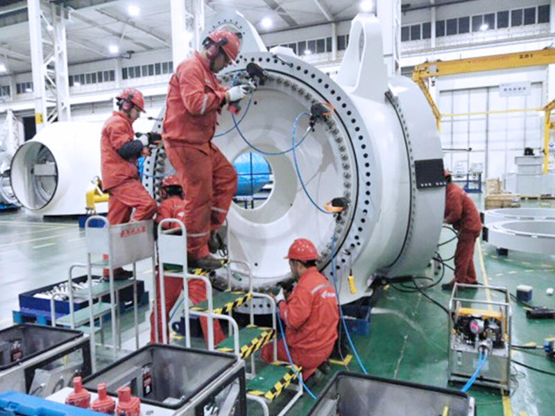 PRIMO Hydraulic Bolting Tools Help Wind Power Industry Development